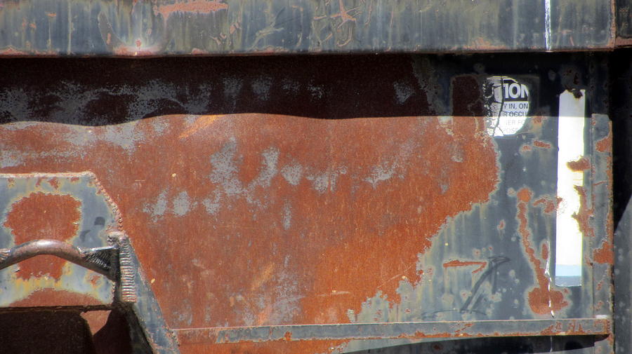 Rust and Blue 2 Photograph by Anita Burgermeister