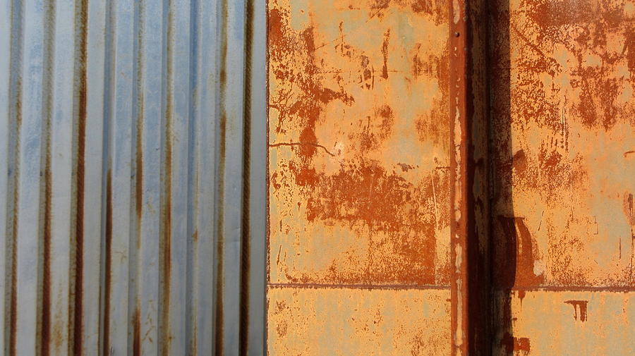 Rust and Corrugated Photograph by Anita Burgermeister
