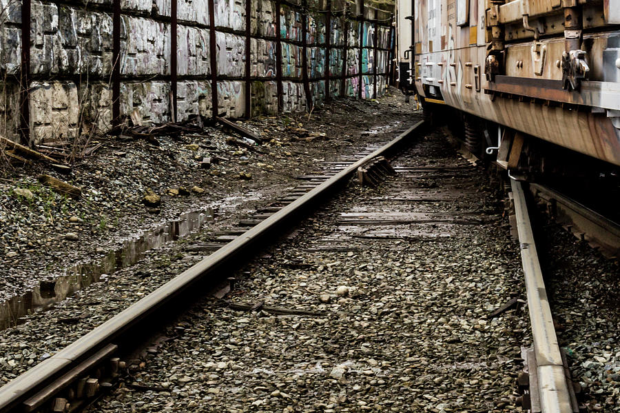 Rust and Rails #9396 by Pamela S Eaton-Ford Rust and Rails #9396 by Pamela S Eaton-Ford