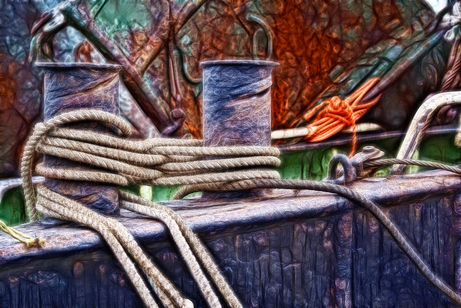 Rust and Rope Photograph by Cameron Wood