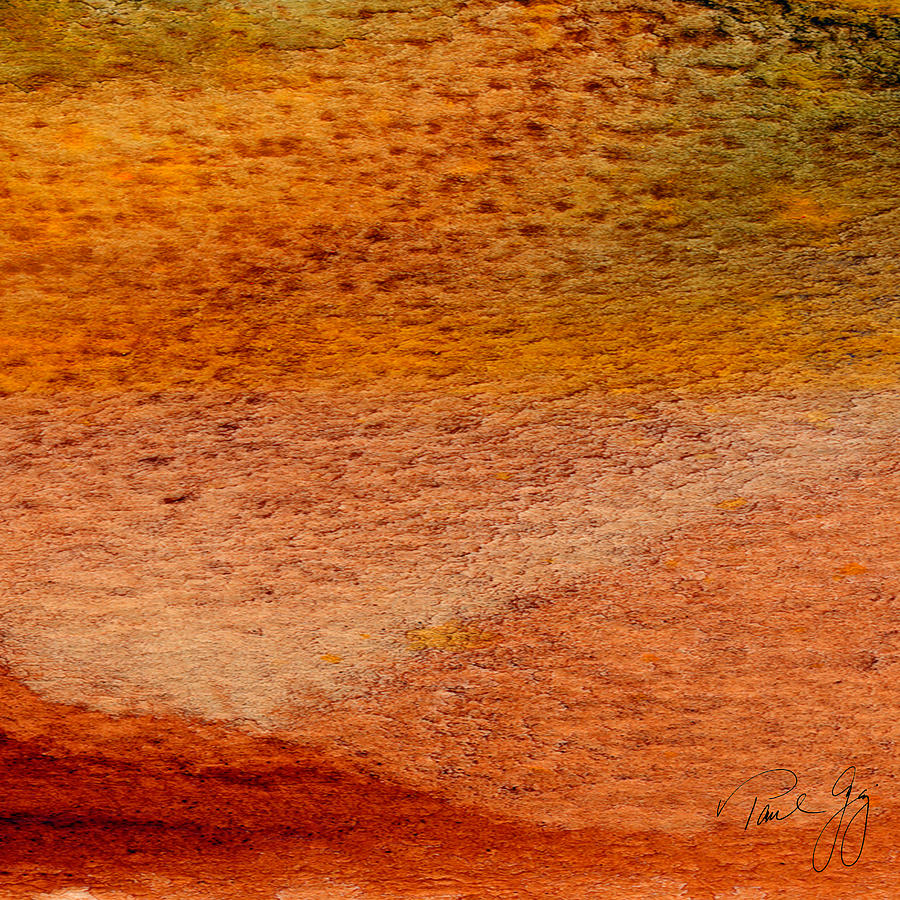 Abstract Mixed Media - Rust and Sand 1 by Paul Gaj