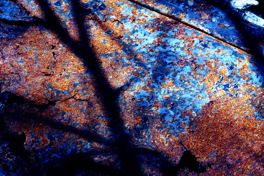 Nature Photograph - Rust and Shadows by Karen Fowler