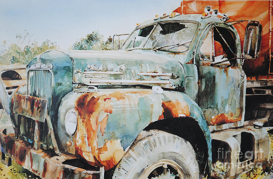 Rust Assured Painting by P Anthony Visco