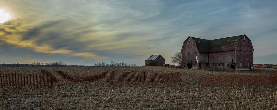 Rustic Barn with Evening Sky Photograph by Greg Thiemeyer | Fine Art ...