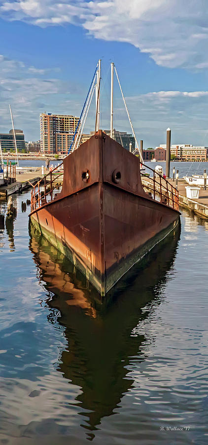 Rust Bucket - Baltimore Museum Of Industry Photograph by Brian Wallace