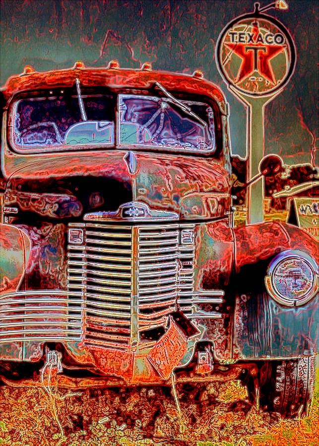 Rusty Truck Digital Art - Rust in Peace by Michael Todd
