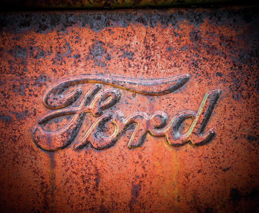 Rust Never Sleeps - Ford Photograph by TL Mair