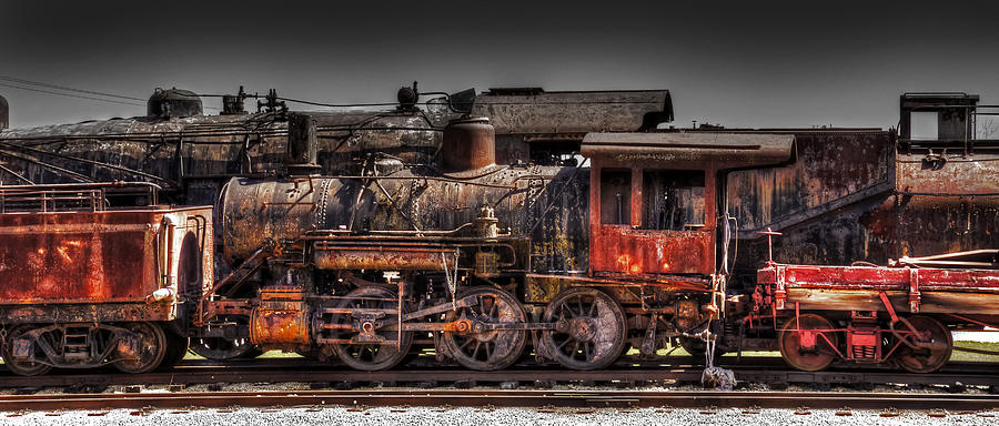 Train Photograph - Rust Never Sleeps by Robert Storost