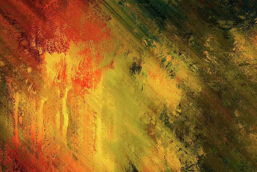 Rust Of Life Abstract Wall Art Mixed Media