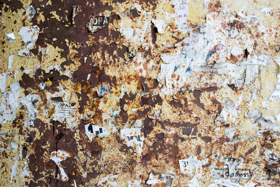 Rust Paper Texture Photograph by John Williams