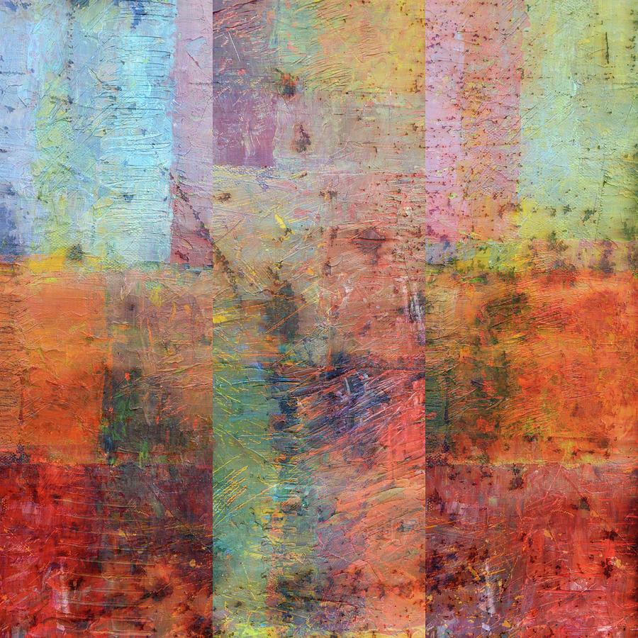 Pattern Painting - Rust Study 1.0 by Michelle Calkins