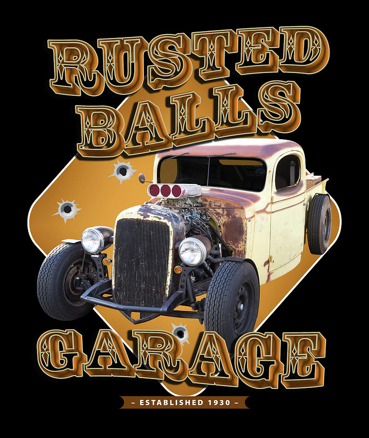Rusted Balls Garage Photograph by Keith Hawley