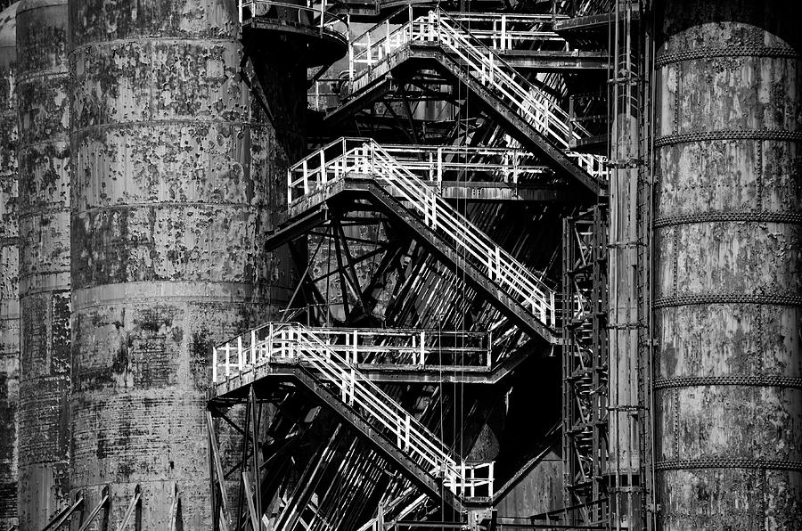 Rusted Bethlehem Steel Mill Photograph by Bill Cannon