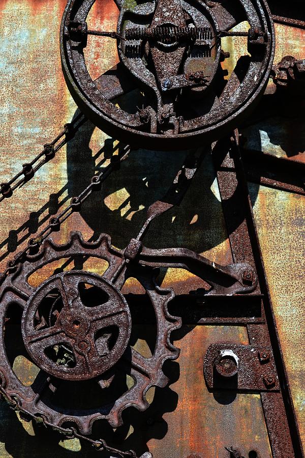 Rusted Gears 2.0 Photograph by Michelle Calkins