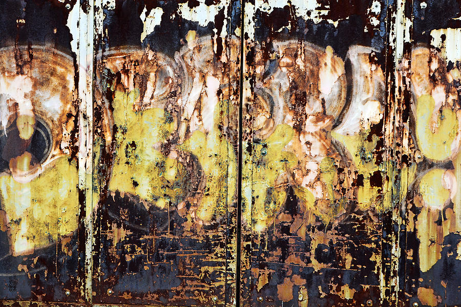 Rusted Graffiti Photograph by GK Hebert Photography Fine Art America