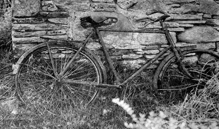 Rusted Old Bike - County Sligo Ireland Photograph by Bill Cannon