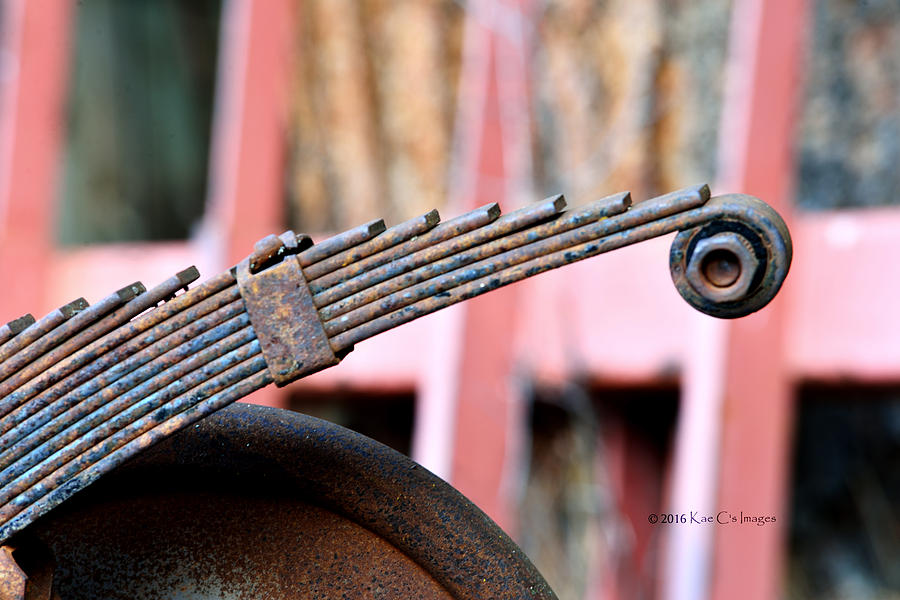 Rusted Suspension Part  Photograph by Kae Cheatham