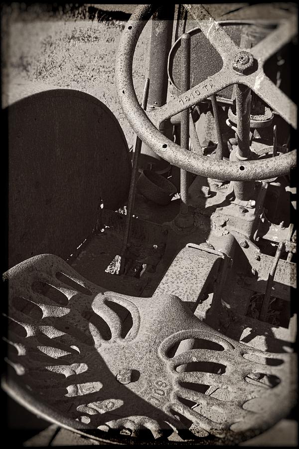 Vintage Photograph - Rusted Tractor by Michelle Calkins