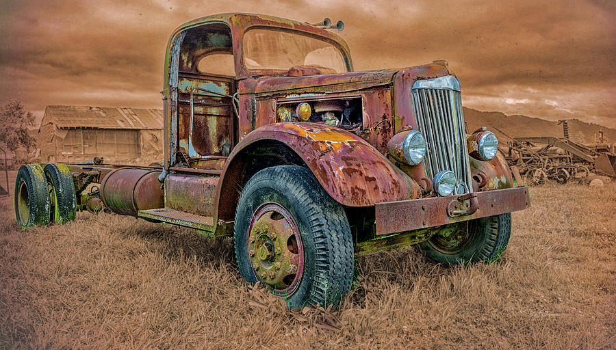 Rusted Truck Photograph by Bill Posner