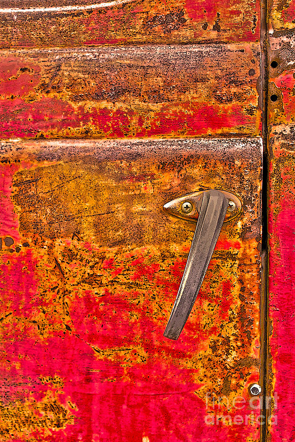 Rusted Truck Door Photograph by Nina Silver
