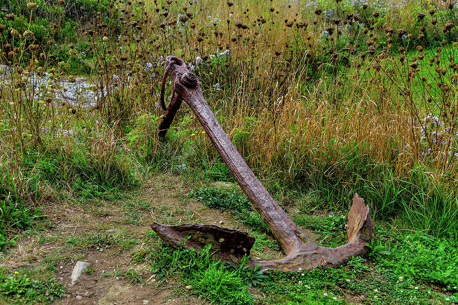 Rustic Anchor at Marshall Point Photograph by Marilyn Burton