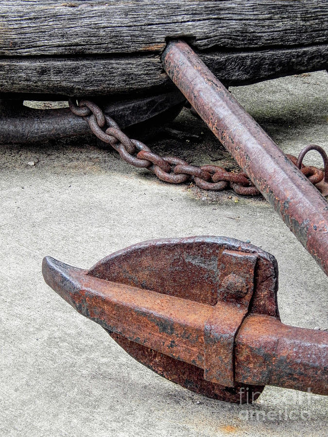 Rustic Anchor Photograph by Phil Perkins