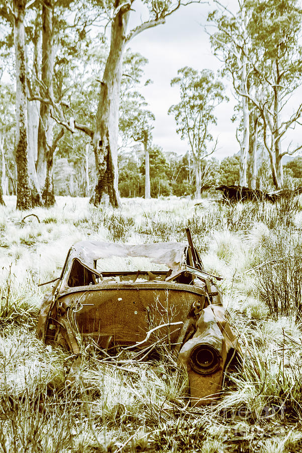 Rustic Australian car landscape Photograph by Jorgo Photography