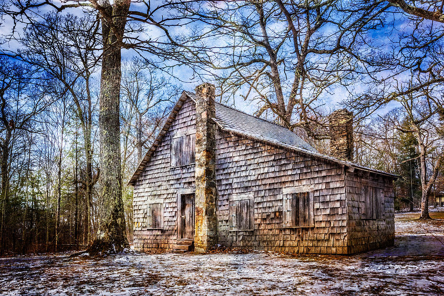 Barn Photograph - Rustic Cabin by Debra and Dave Vanderlaan