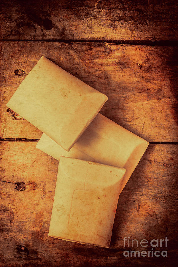 Rustic country soap bars Photograph by Jorgo Photography