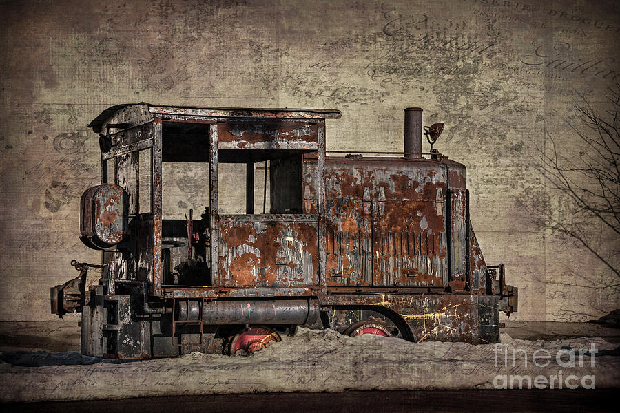 Rustic Engine Photograph by Judy Wolinsky