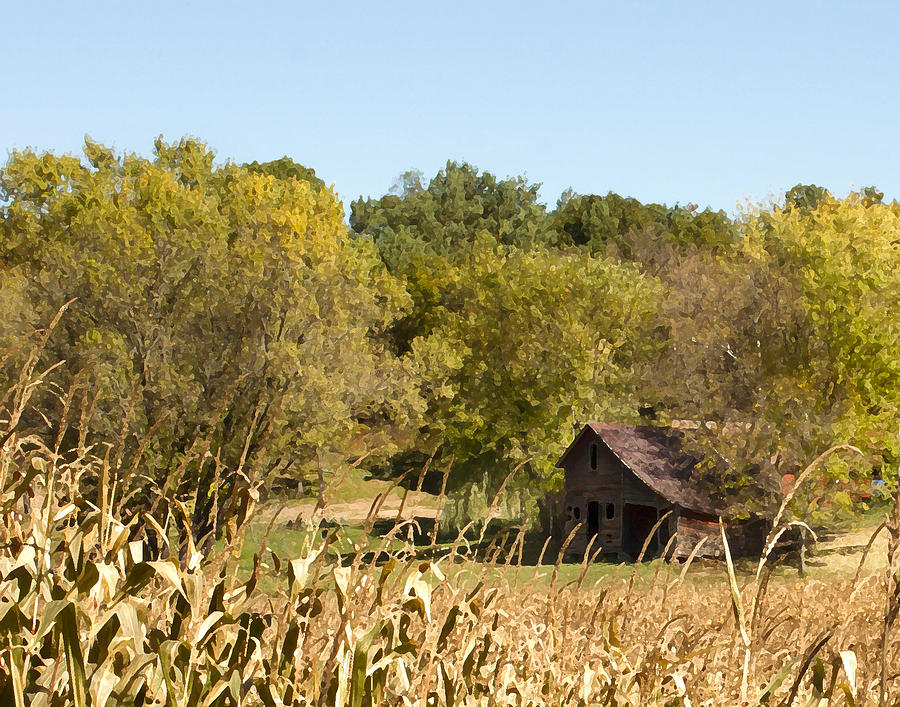 Fall Photograph - Rustic Escape by Inspired Arts