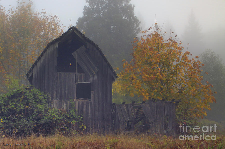 Rustic Fall Photograph by Larry Keahey