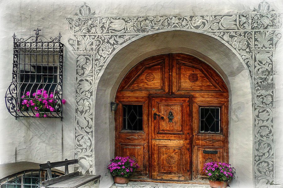 Rustic Front Door Photograph by Hanny Heim