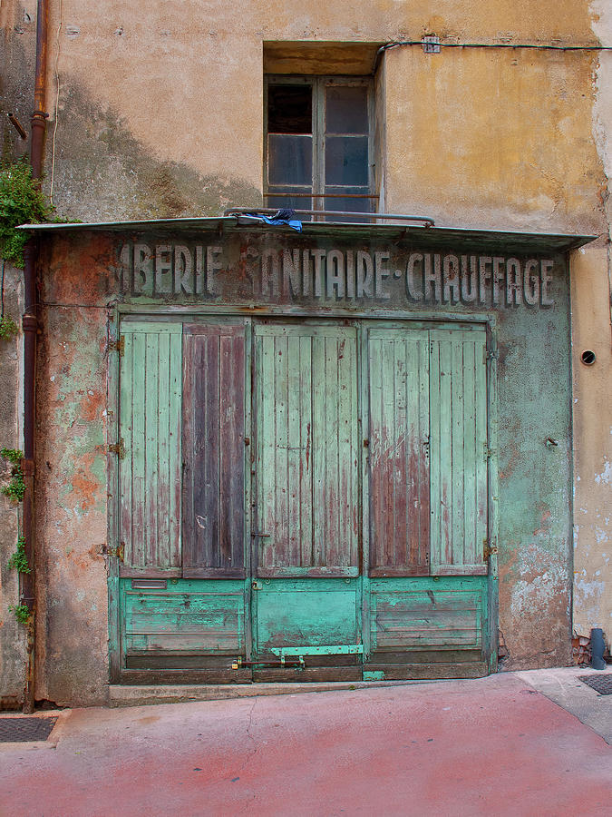 Rustic Garage - Grasse, France Photograph by Denise Strahm