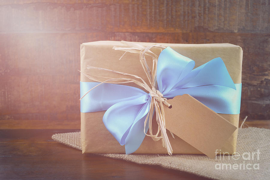 Rustic Gift in Sunlight Photograph by Milleflore Images