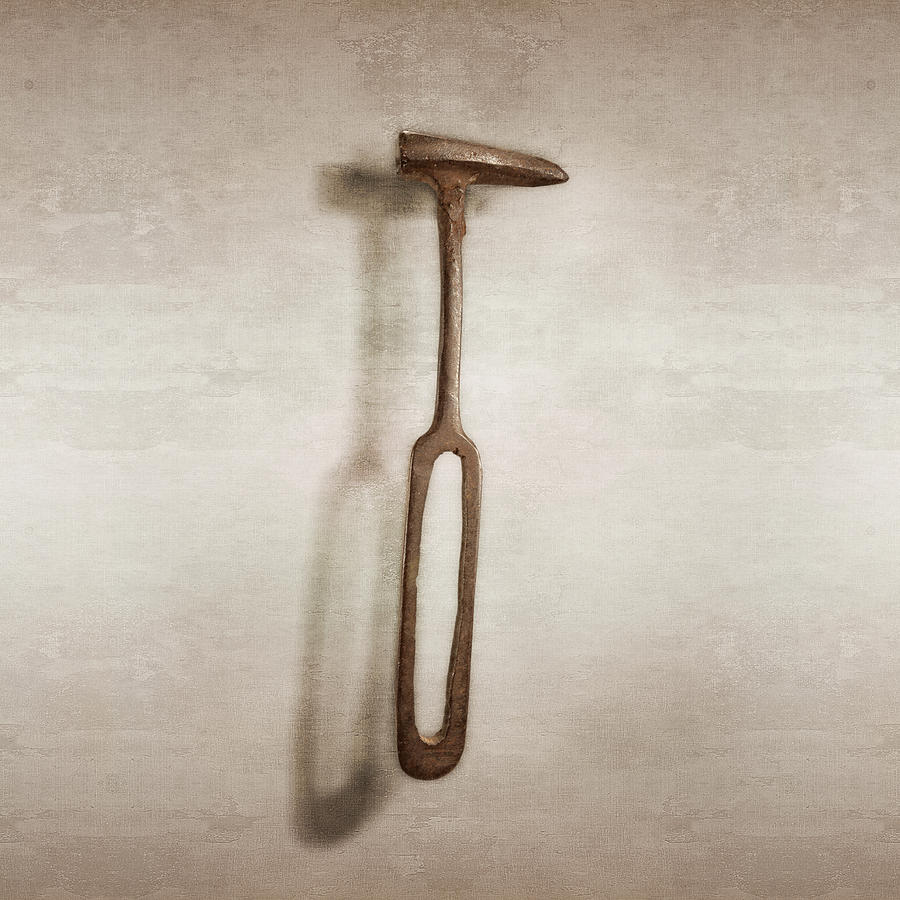 Vintage Photograph - Rustic Hammer by YoPedro