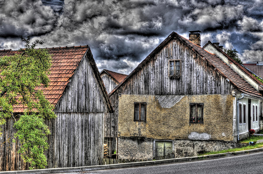 Rustic houses Photograph by Don Wolf