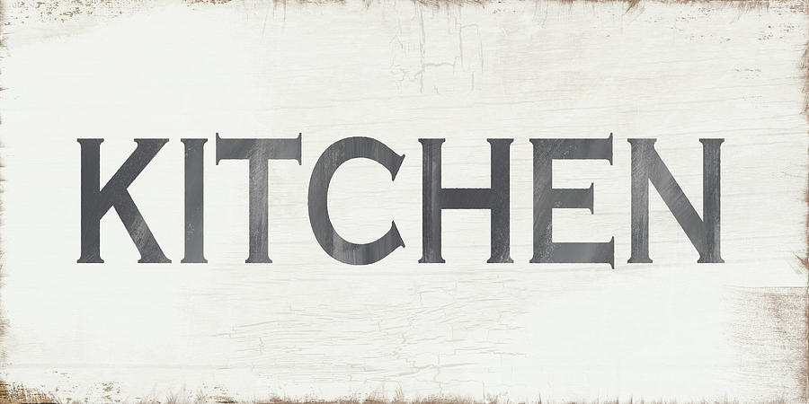 Kitchen Painting - Rustic Kitchen Sign- Art by Linda Woods by Linda Woods
