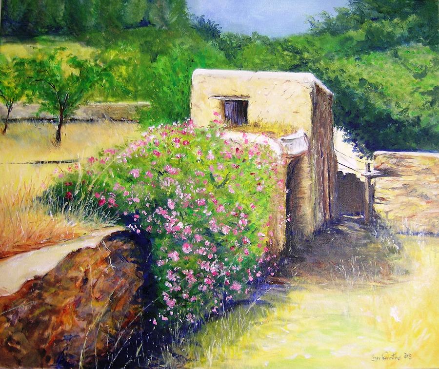 Rustic Landscape  Painting by Lizzy Forrester