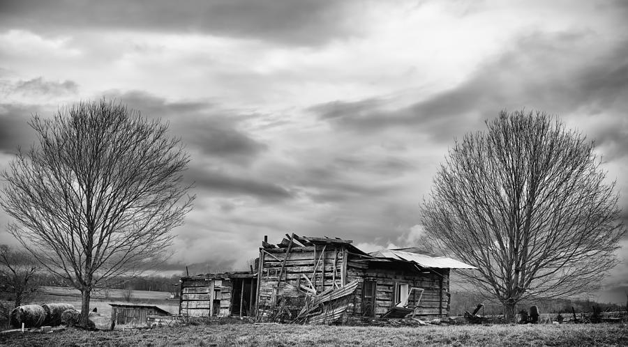 Black And White Photograph - Rustic Memories by Mountain Dreams