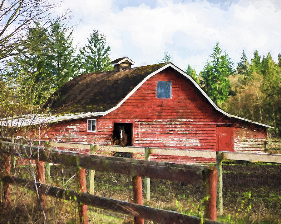 Rustic Old Horse Barn Photograph By Jordan Blackstone