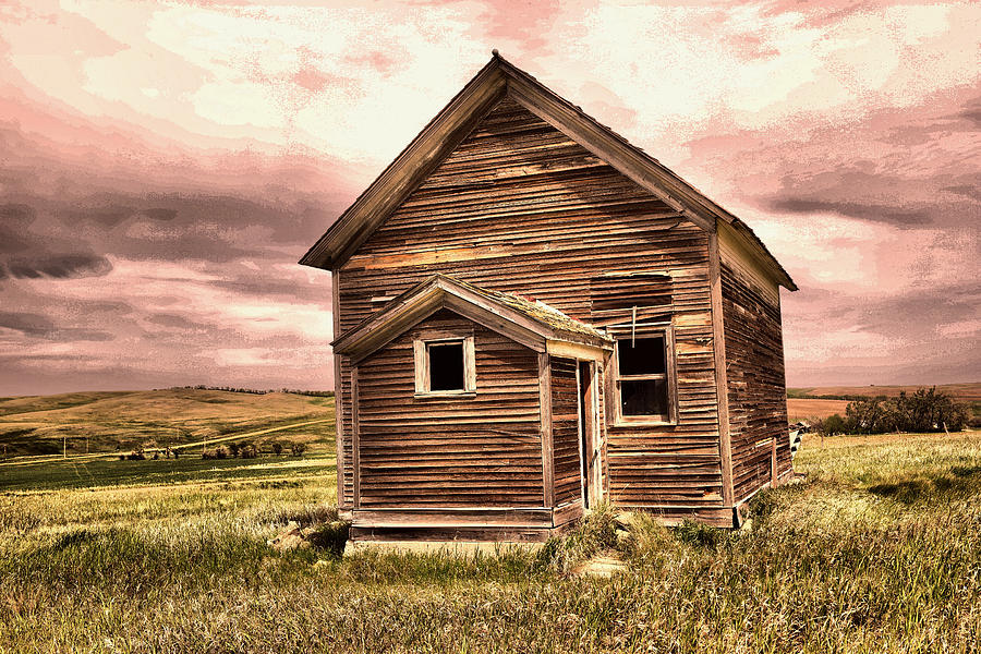 Rustic on the prairie  Photograph by Jeff Swan