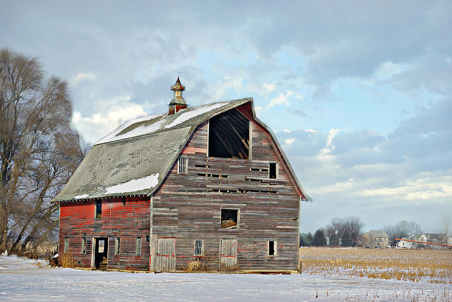 Rustic Red Barn Photograph by Kathy M Krause