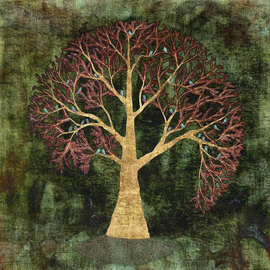 Rustic tree Digital Art by Sumit Mehndiratta