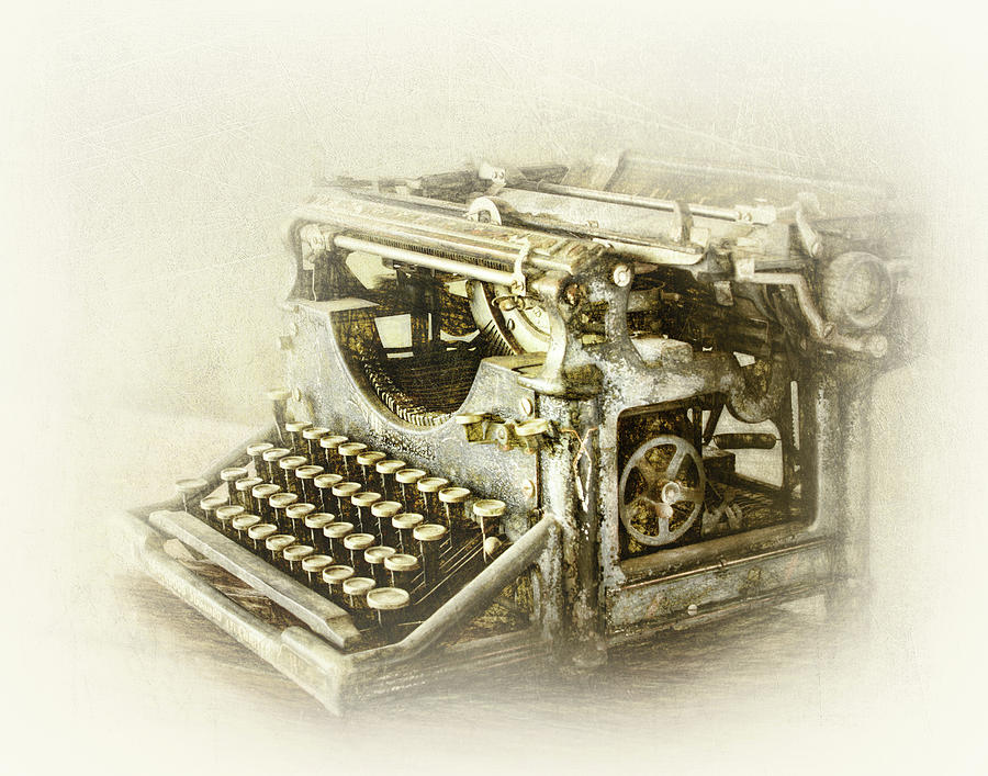 Rustic Vintage Typewriter Photograph by David and Carol Kelly