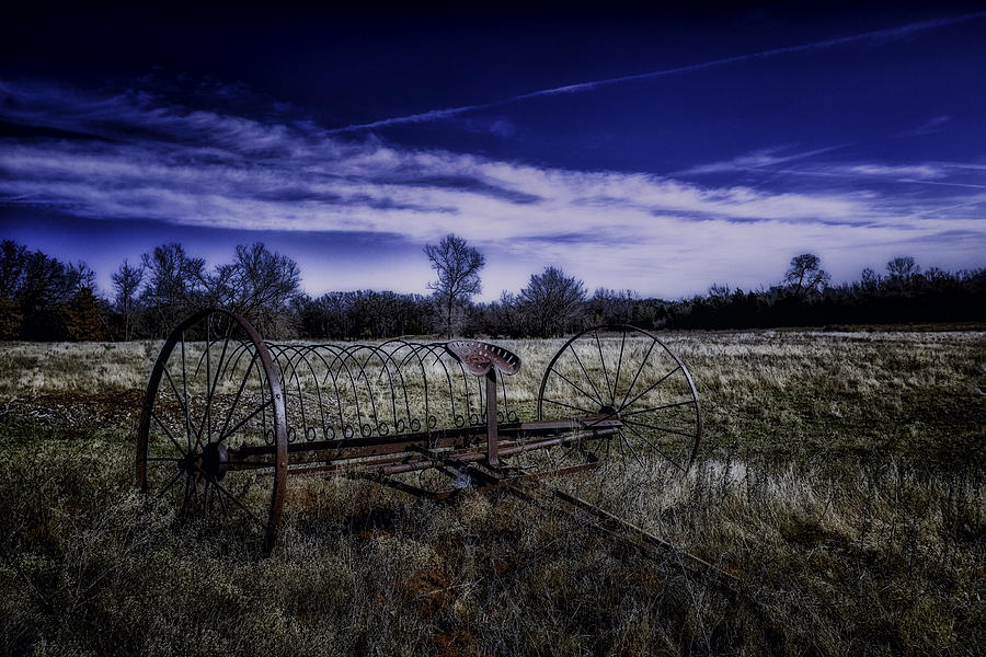 Rusting away in Oklahoma Photograph by David Longstreath