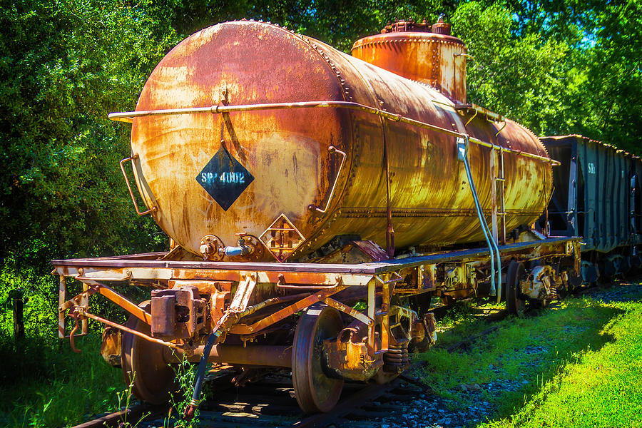 Rusting Oil Tanker Car Photograph by Garry Gay