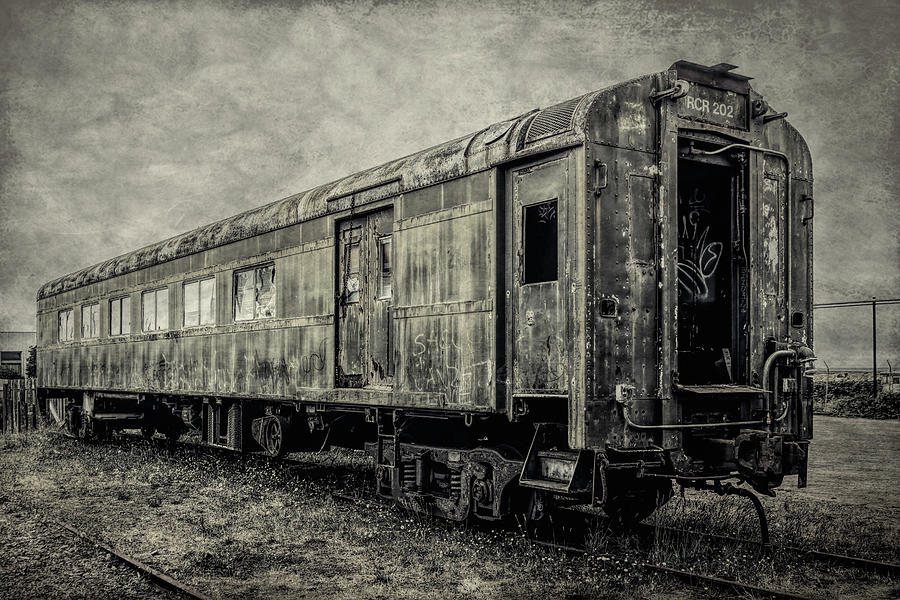 Rusting Passenger Car Ft Bragg Photograph by Garry Gay