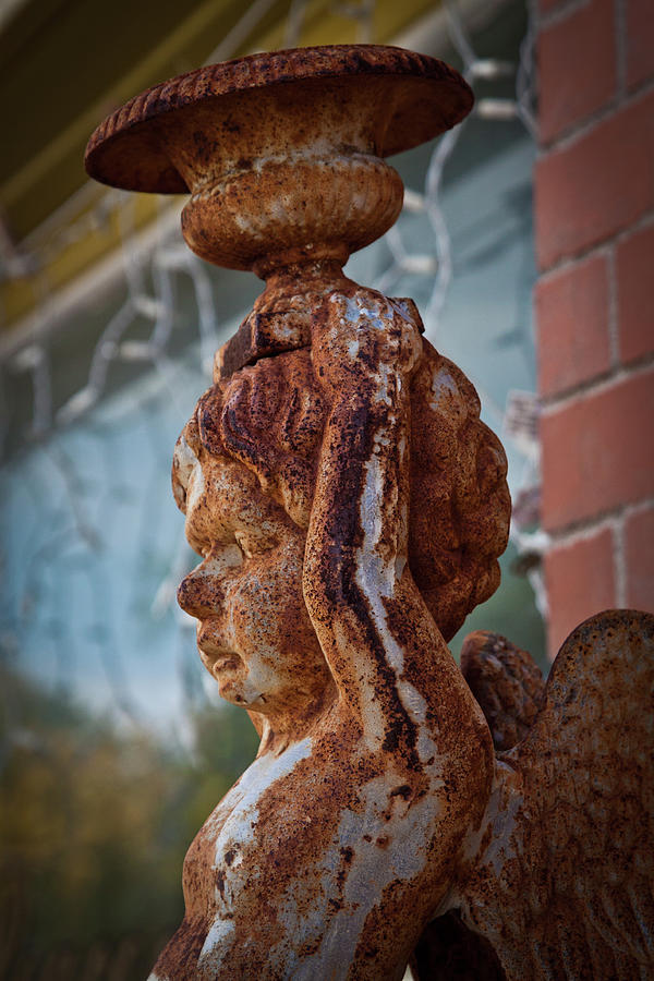 Rusty Angel Photograph by Linda Unger