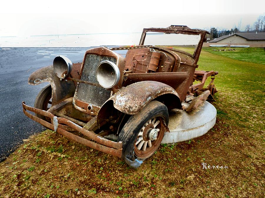 Rusty Antique Auto Photograph by A L Sadie Reneau